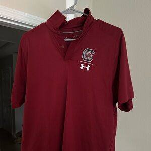 South Carolina gamecocks under armour polo size large